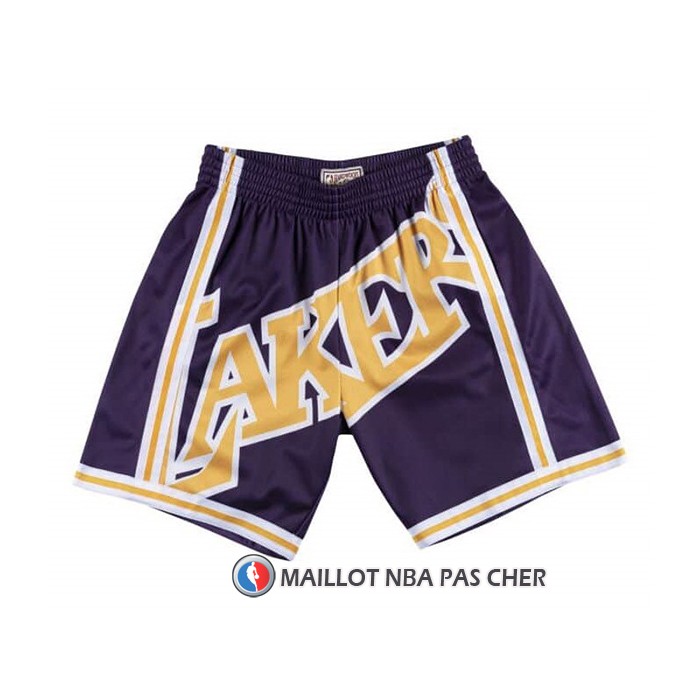 Short Los Angeles Lakers Mitchell & Ness Big Face Jaune